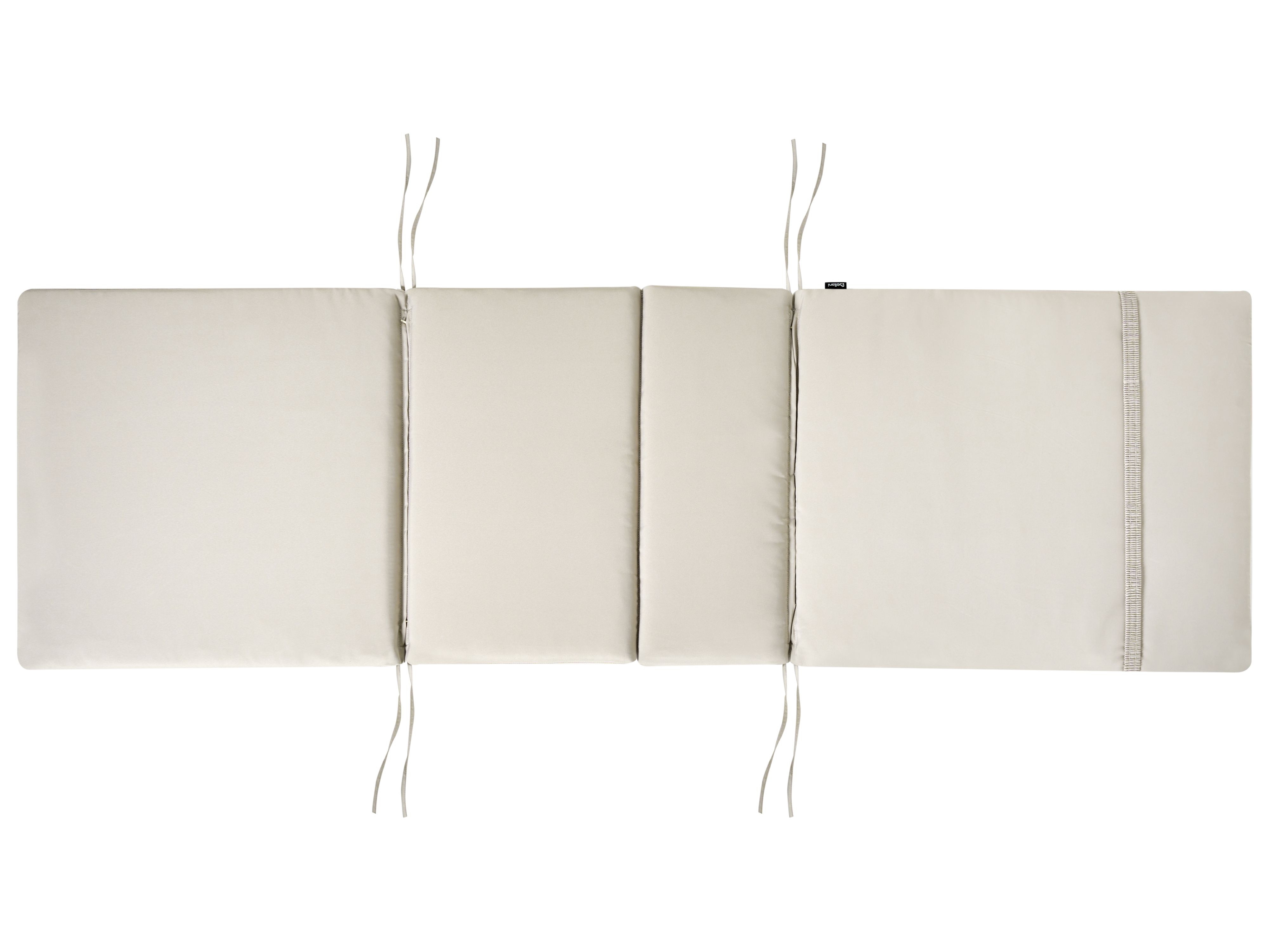 Ligstoel met kussen AMANTEA PREMIUM II Acaciahout Taupe