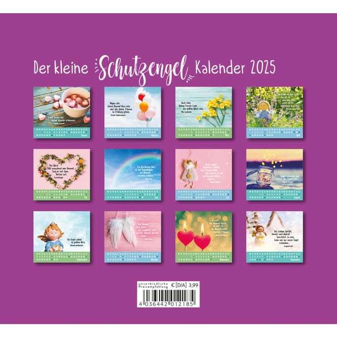 Mini-Kalender 2025 - Der kleine Schutzengelkalender