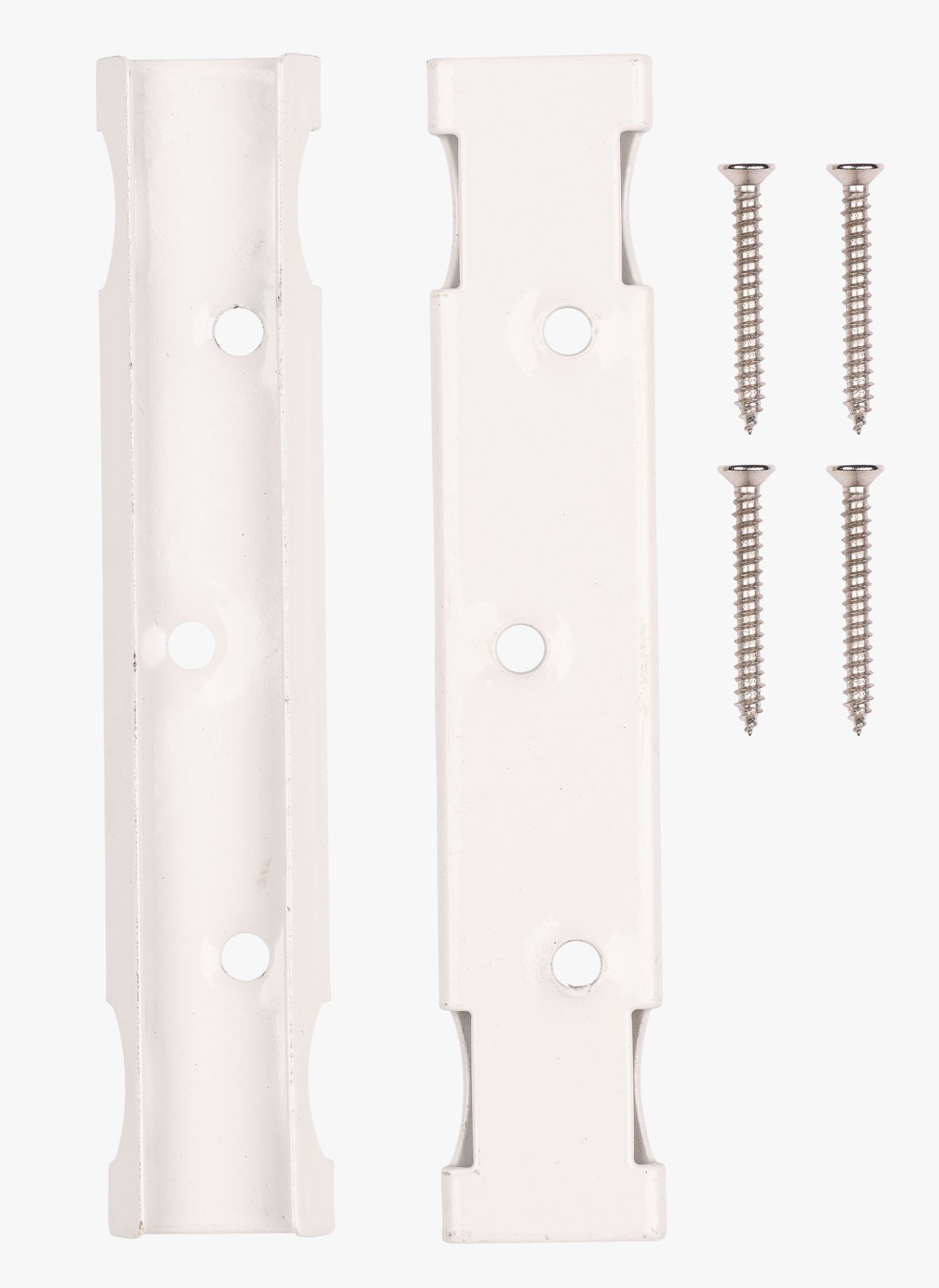 Veggbrakett hvit - 7,5 cm