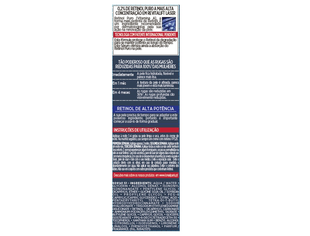SERUM REVITALIFT LASER NOITE 30ML