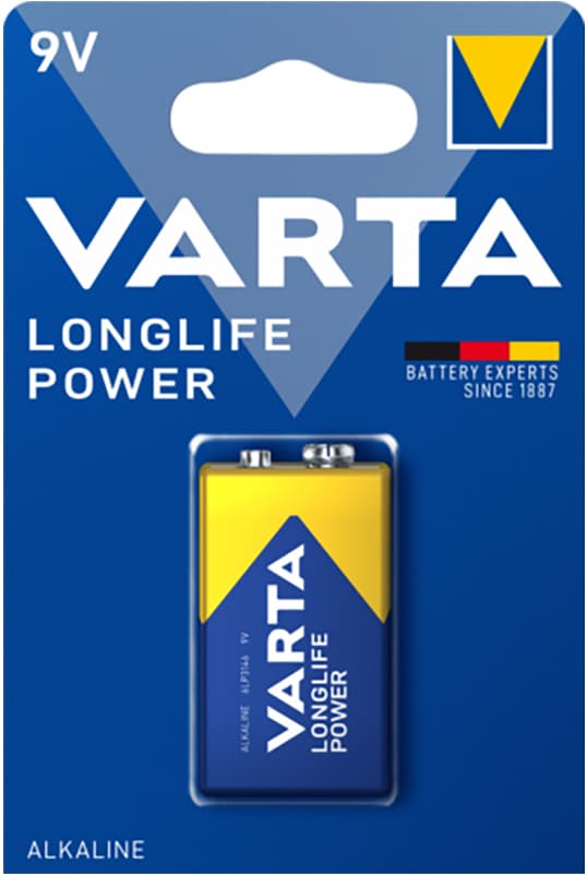 Varta Longlife Power 9V-batteri (1-pak)