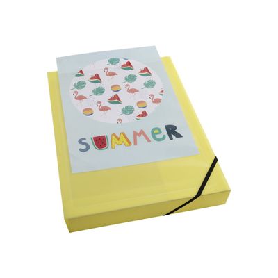 Exacompta Kreacover Pastel - Boîte de classement personnalisable - dos 40 mm - disponible dans différentes couleurs pastels