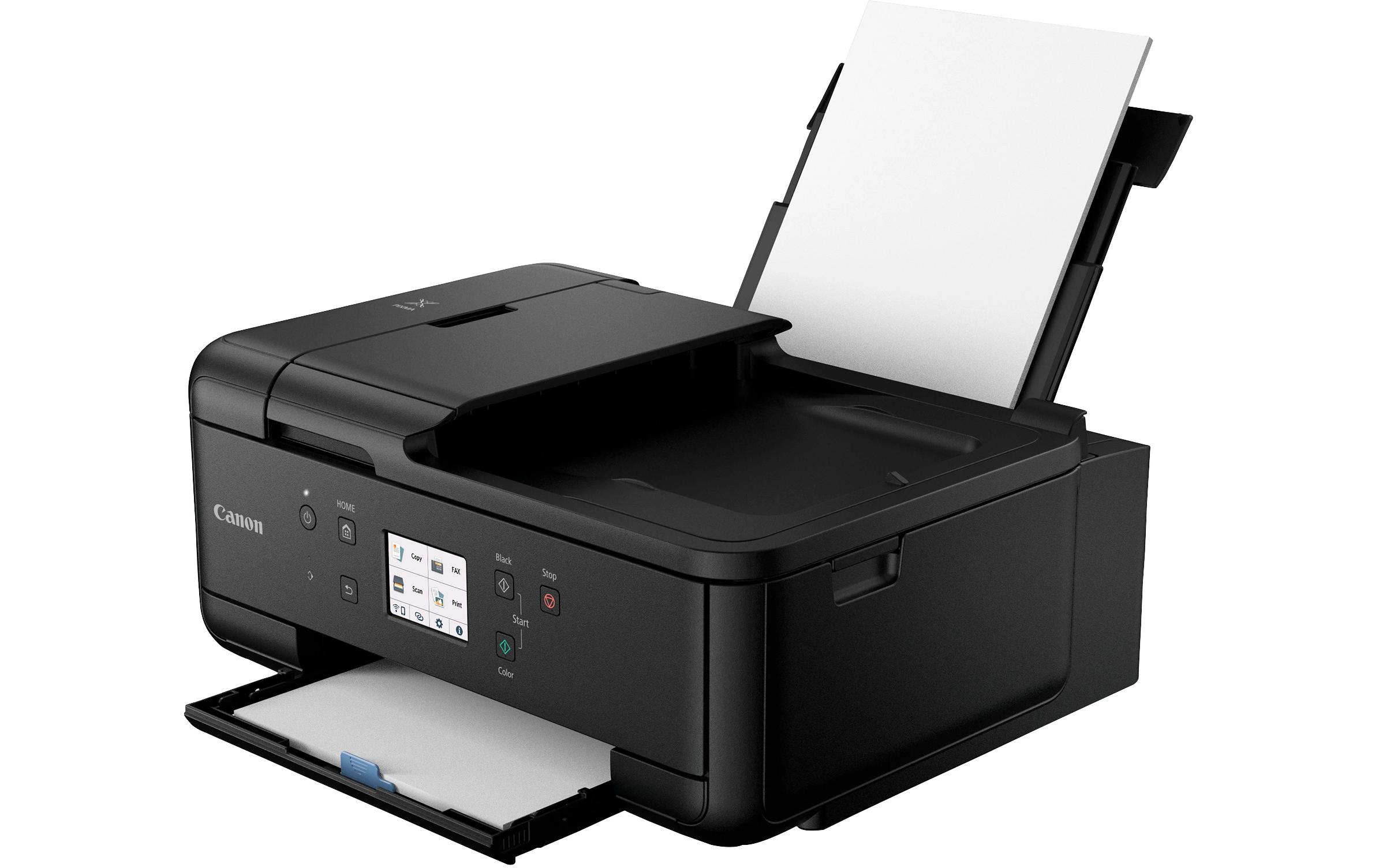 Multifunktionsdrucker PIXMA TR7650<br>4-in-1-Multifunktionssystem mit 5 separate Tintenpatronen