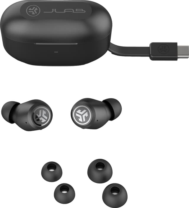 JLab JBuds ANC 3 true wireless in-ear- høretelefoner (sort)