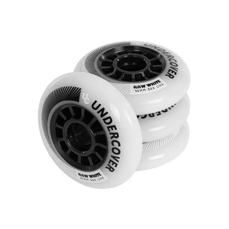 Roues roller UNDERCOVER Raw 90/88A White (pack de 4)