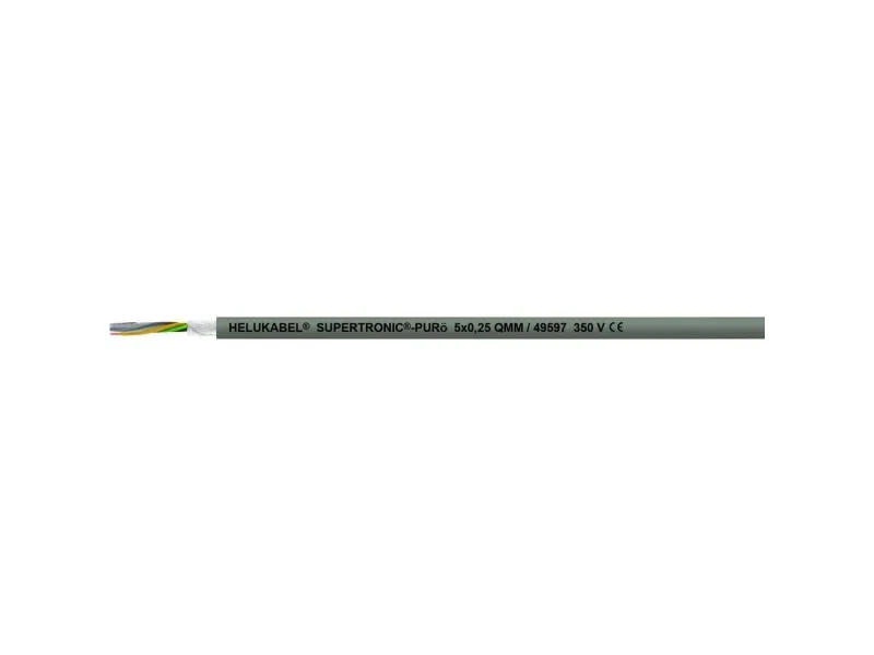 Helukabel 49584-500 Slæbekædekabel S-TRONIC-PURö 3 x 0.14 mm² Grå 500 m