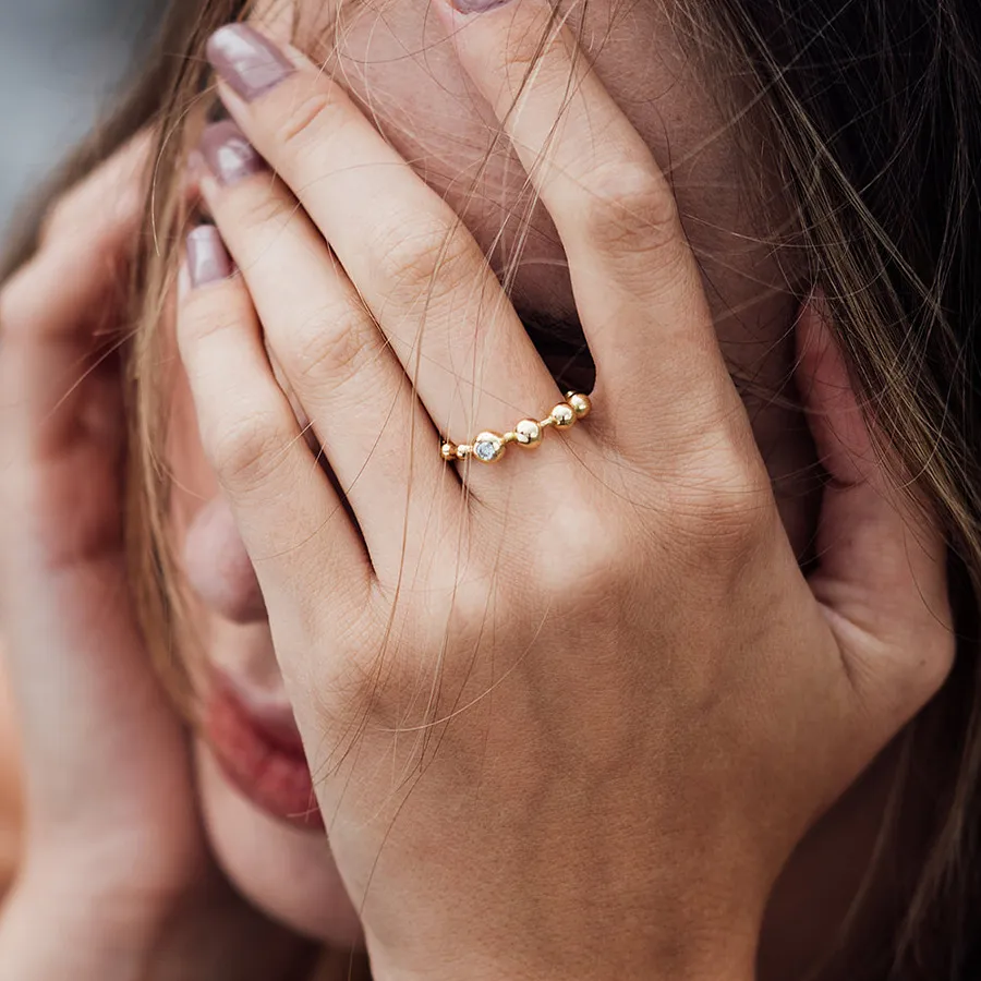 Bague perle Cosmic Dreams avec pierre Maren Jewellery