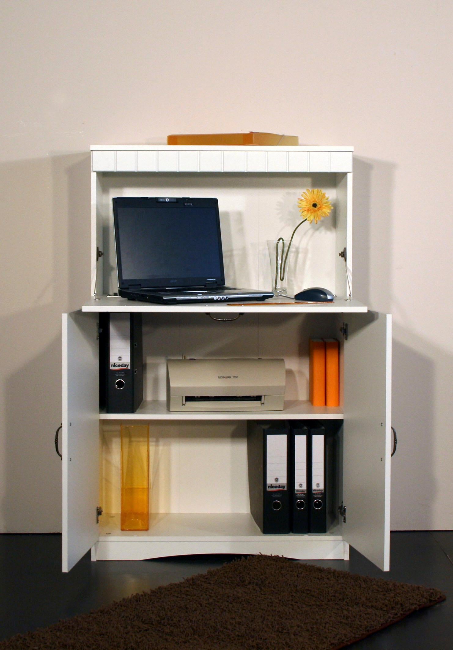 VOGL Möbelfabrik Sekretär »Hans, Sekretär,« kompakter PC-Schrank im Landhausstil, Breite 78 cm, Made in Germany