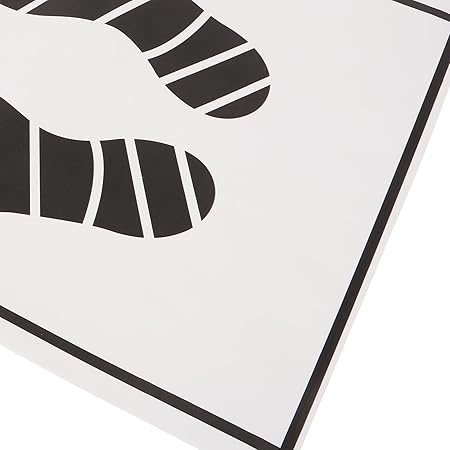 (20er Set) Schutzmatten KFZ Fahrzeuginnenraum / Reissfest / Einweg-Fussmatten für Autopflege & Werkstattservice - Weiss / Schwarz