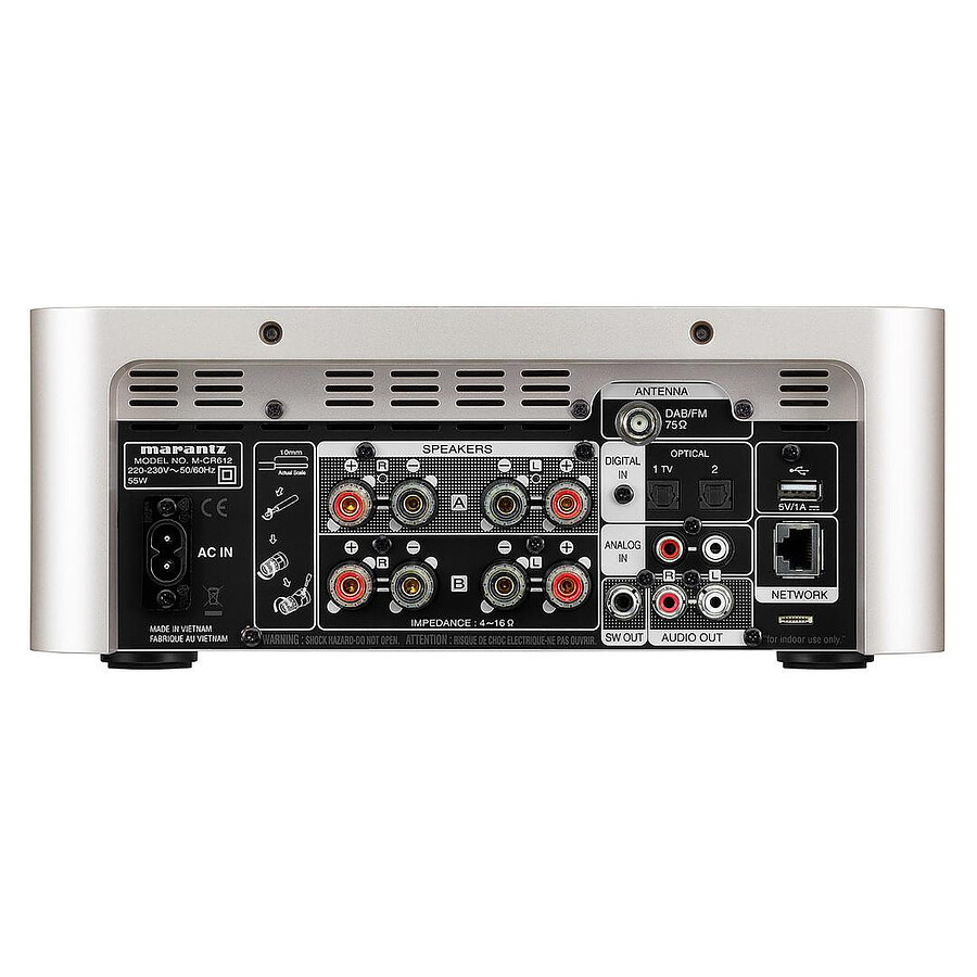 Marantz Melody X M-CR612 Argent/Or + Davis Acoustics Ariane 1 Noir