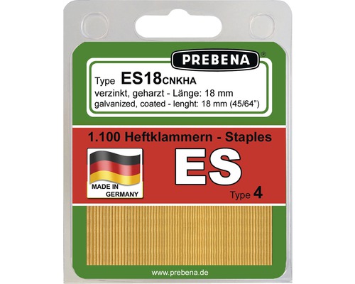 Nietjes Prebena Type ES18CNKHA-B 1.100 stuks