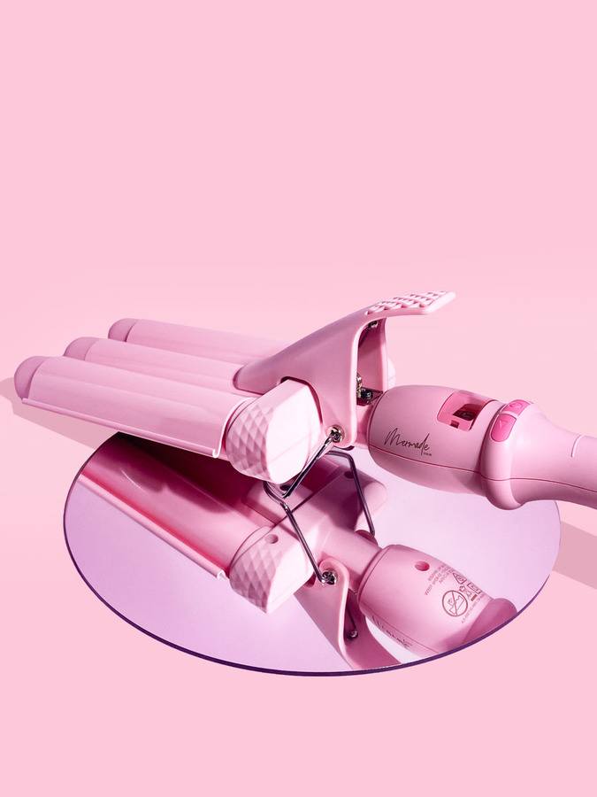 Mermade Hair Mini Waver Pink 25mm
