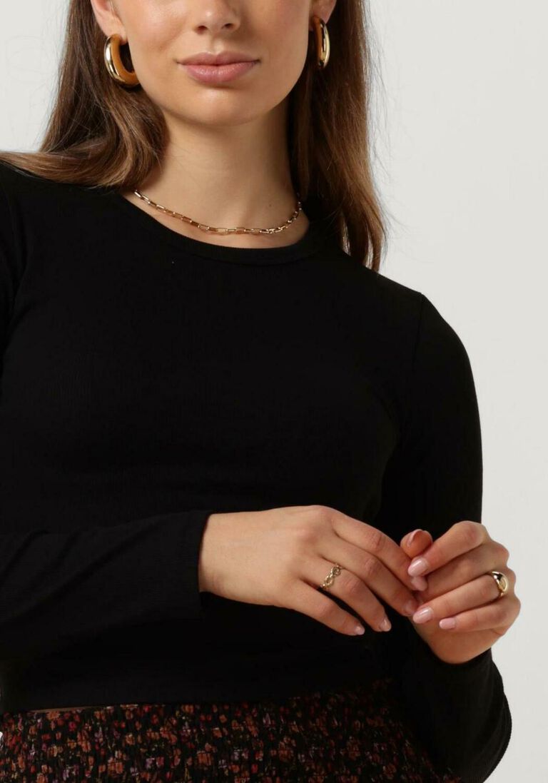 MODSTR\u00D6M zwarte modstr&ouml;m  igormd ls crop top