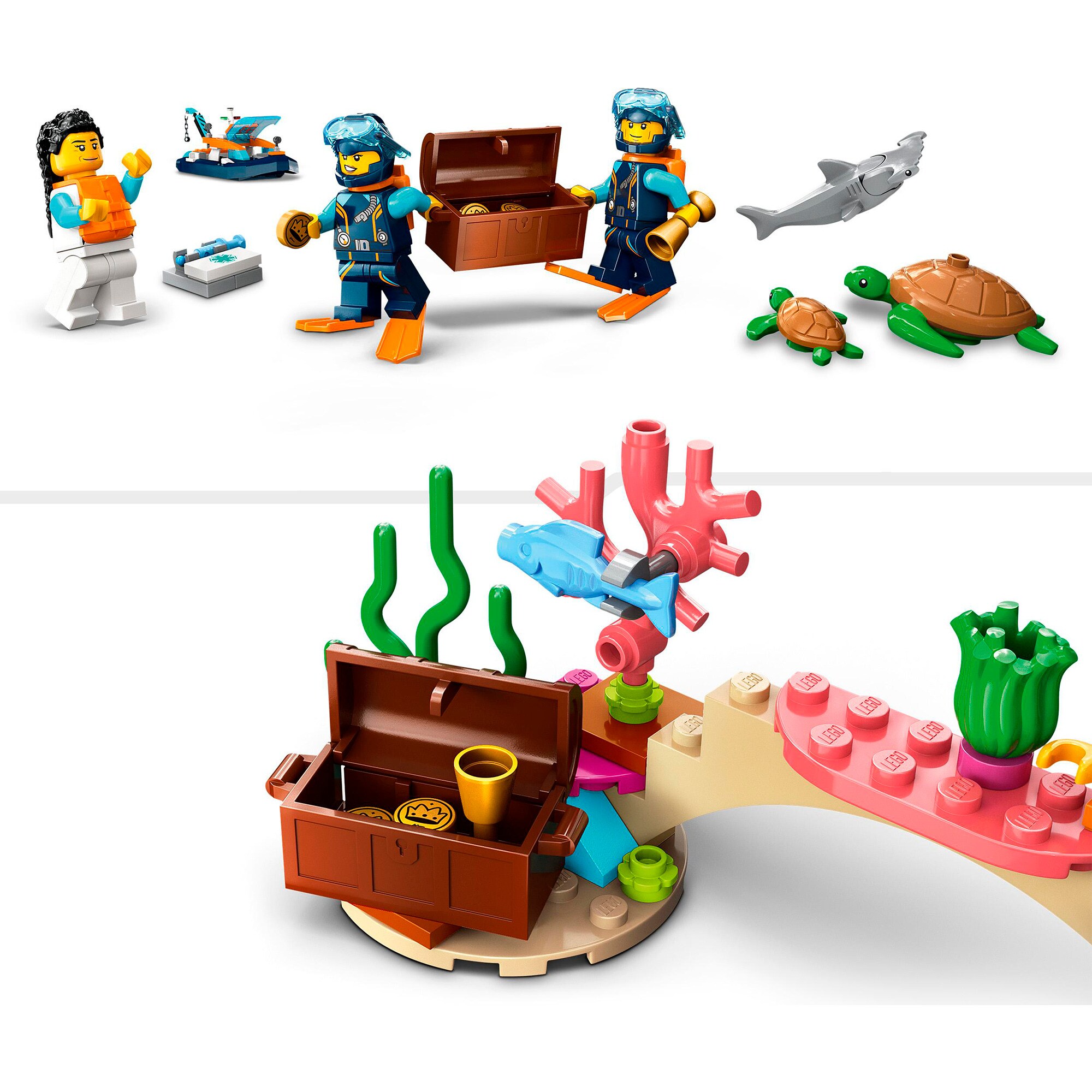 LEGO Konstruktionsspielzeug City Meeresforscher-Boot