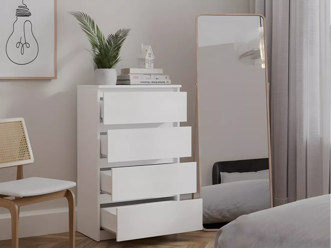 Commode moderne avec 4 tiroirs Malwa M4