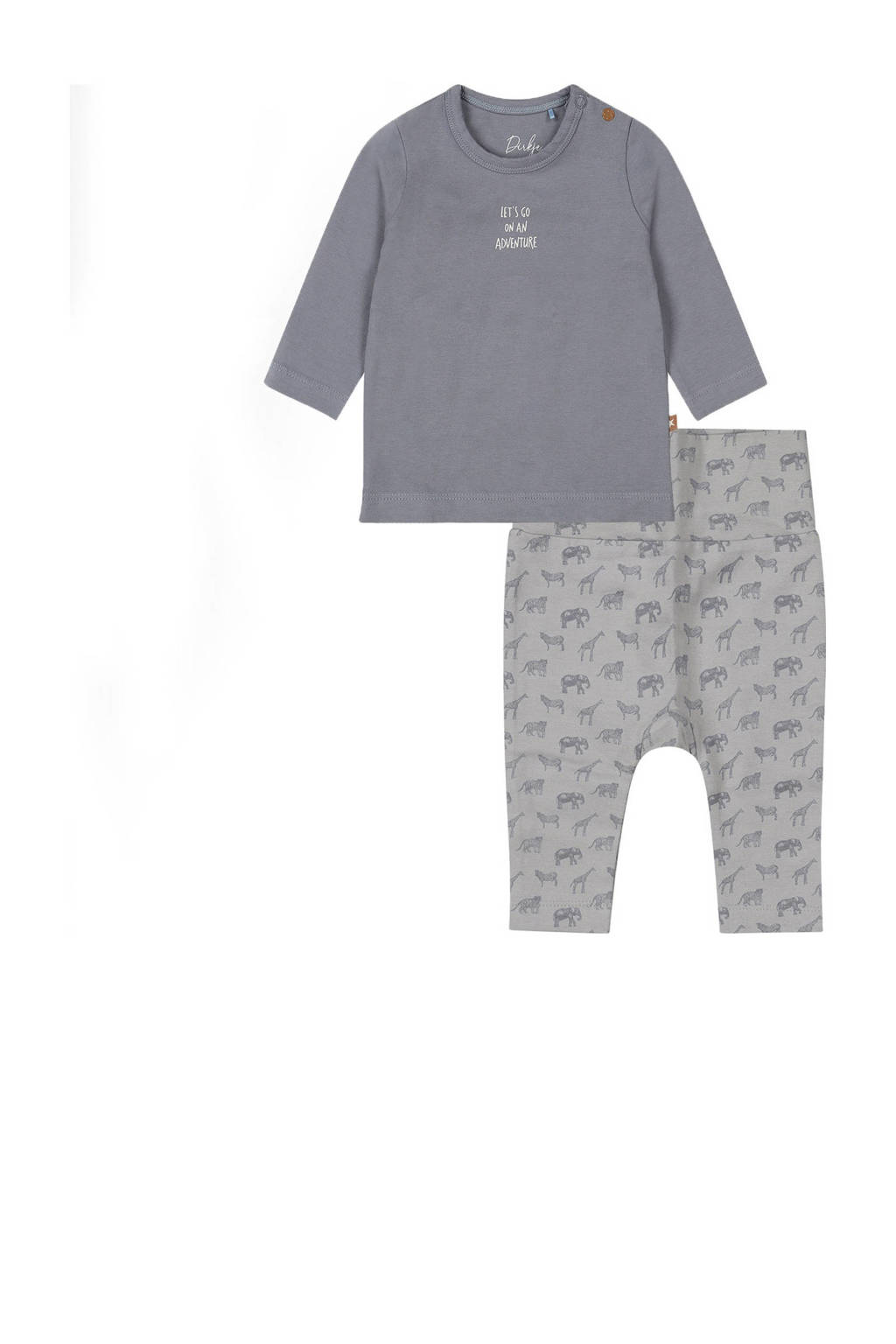 Dirkje broek + longsleeve blauw