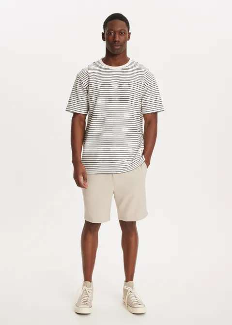 Gestreept t-shirt off-white (WIT.O)