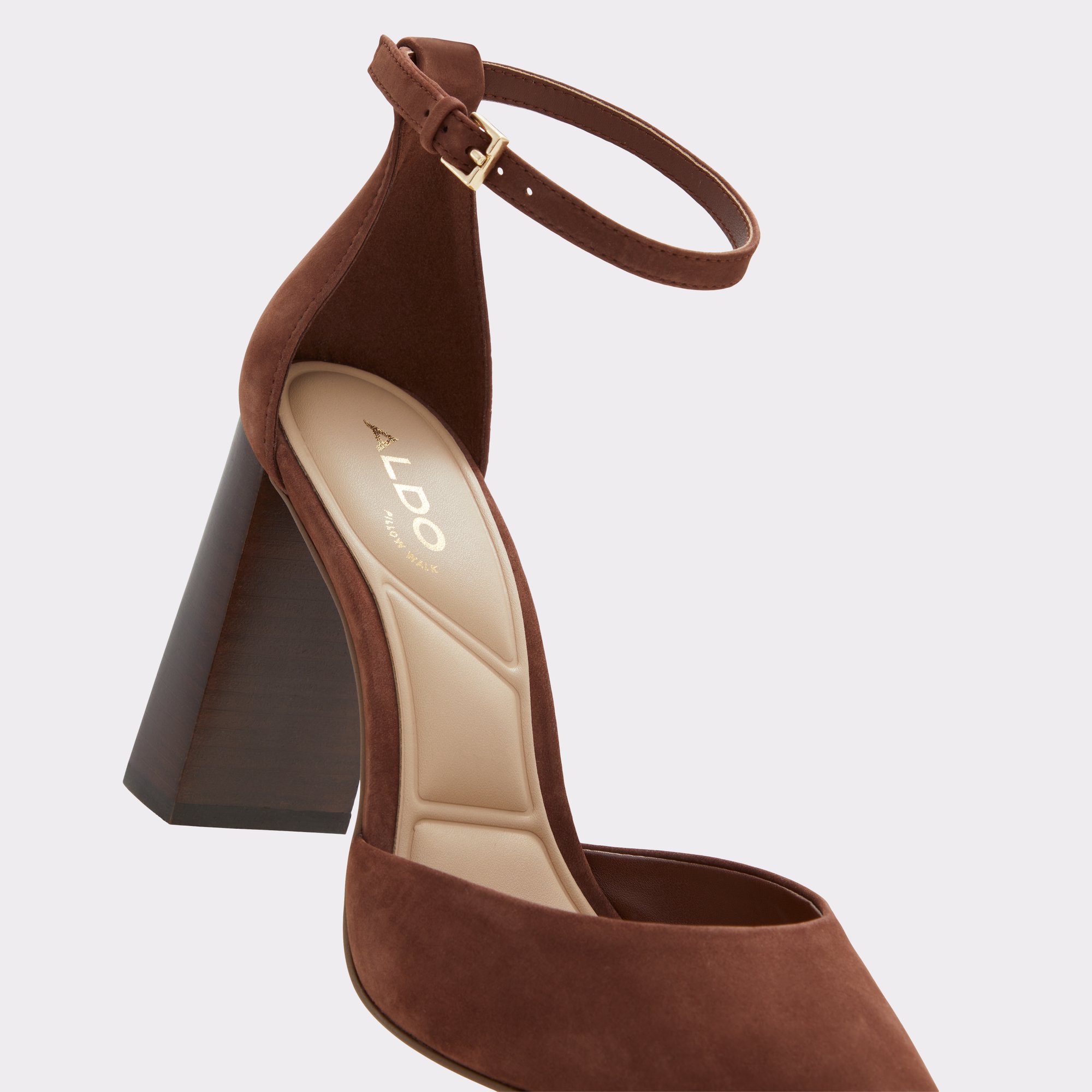 Millgate Dark Brown Women Block Heels