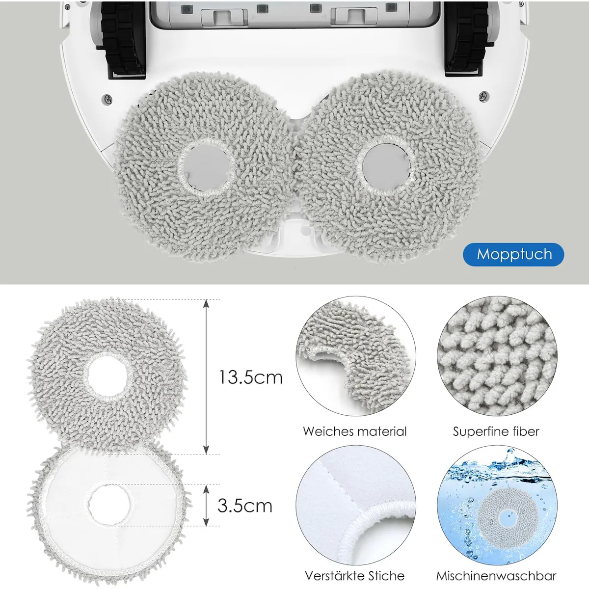 Reservedelssett for Ecovacs T30 Omni, T30 Pro Omni, T30 Max