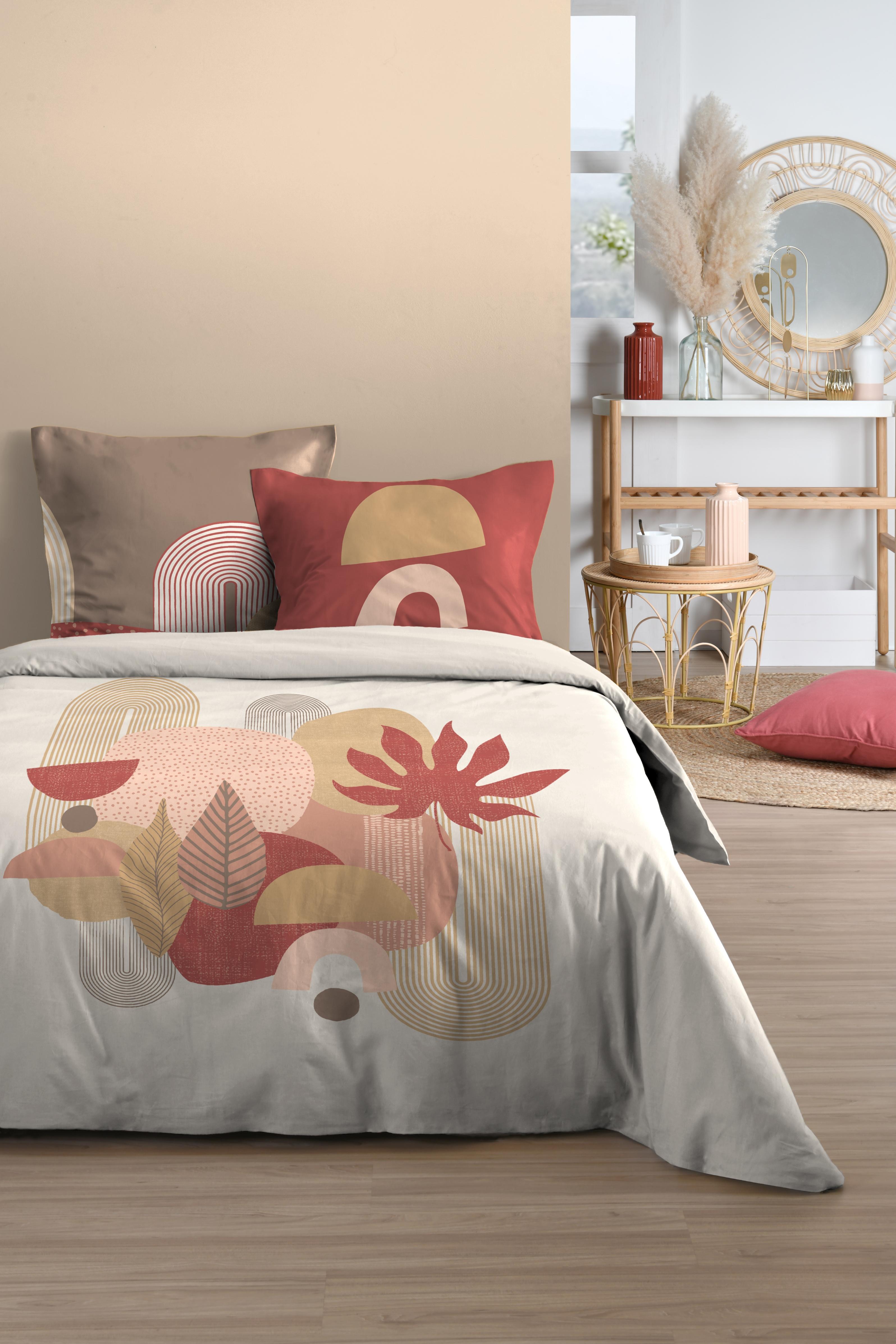 HAKONE HOUSSE COUETTE 240X220CM ET 2 TAIES 63X63CM 57FILS