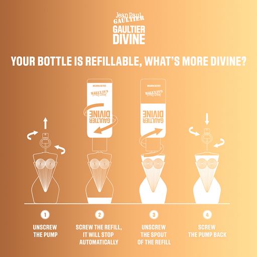 Jean Paul Gaultier Gaultier Divine Eau De Parfum Refill, 200 ml