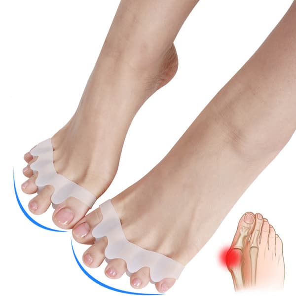 INF Tåskiller for Hallux valgus 1 par Hvit