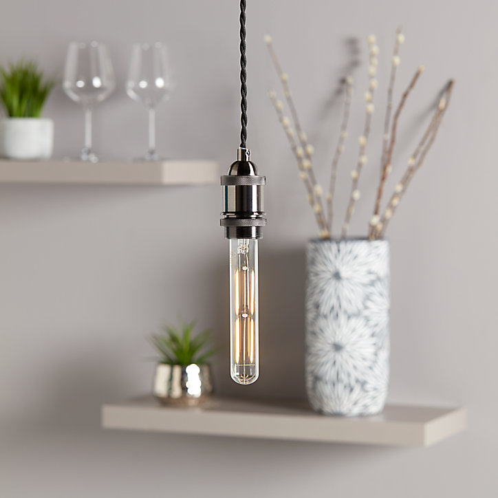 Ampoule LED à filament T30S E27 470lm 3.4W = 40W Ø3cm Diall blanc chaud