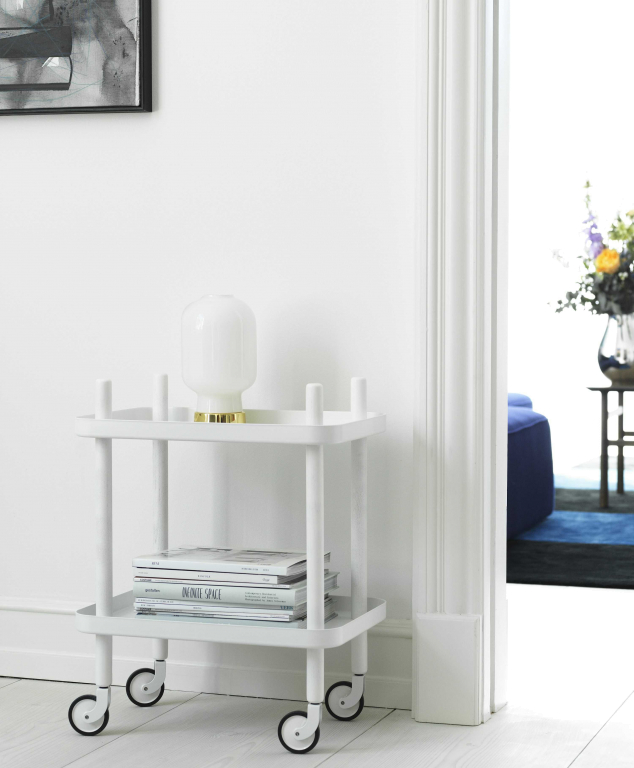Normann Copenhagen Block trolley wit 50x35