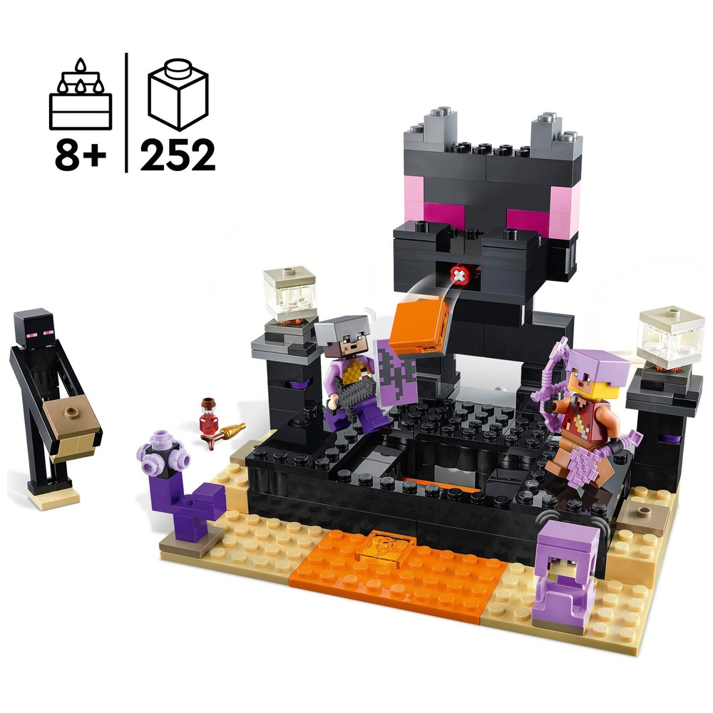 LEGO Minecraft 21242 Endarena Enderdrachen-Kampfset