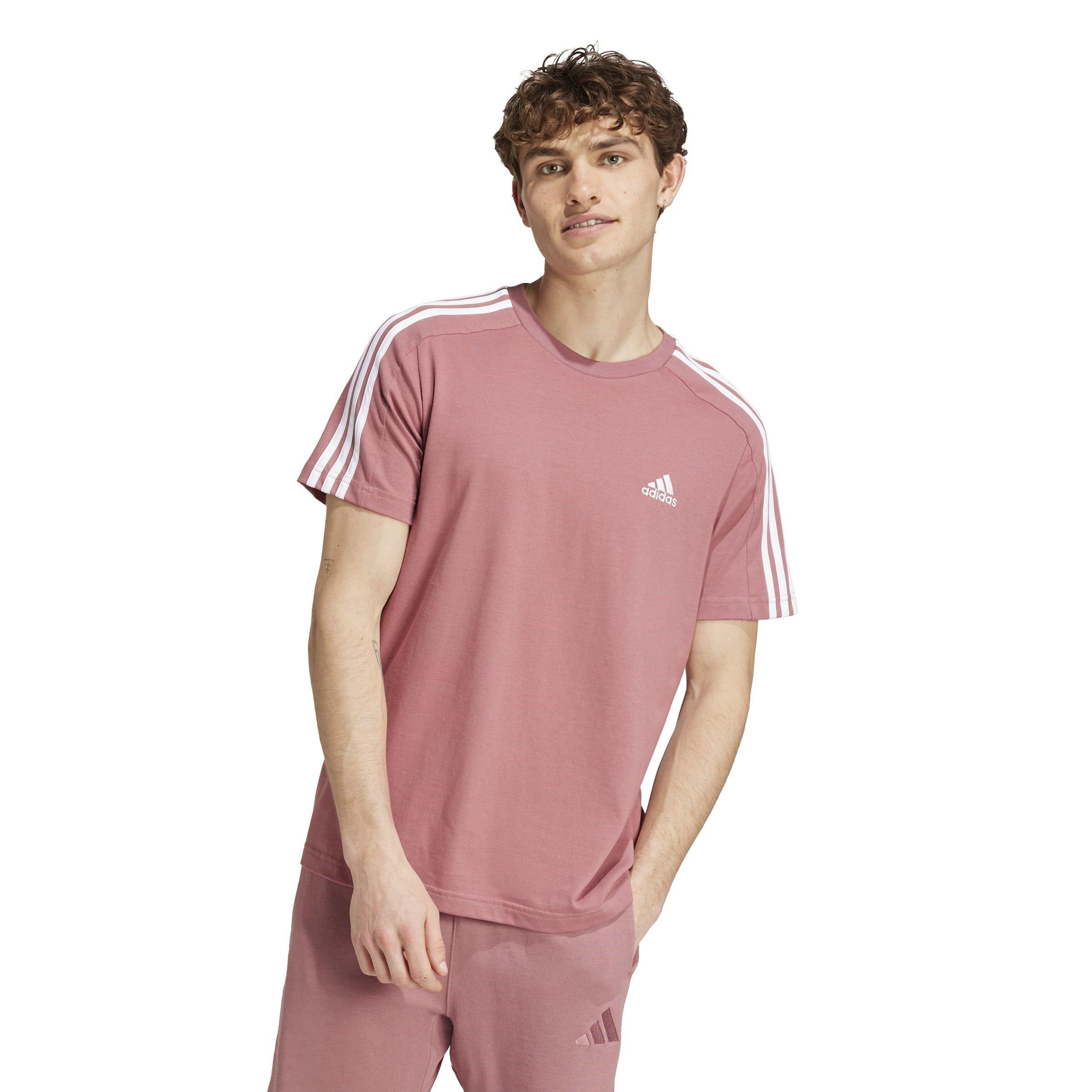 adidas ESSENTIALS SINGLE JERSEY 3 STRIPES T SHIRT