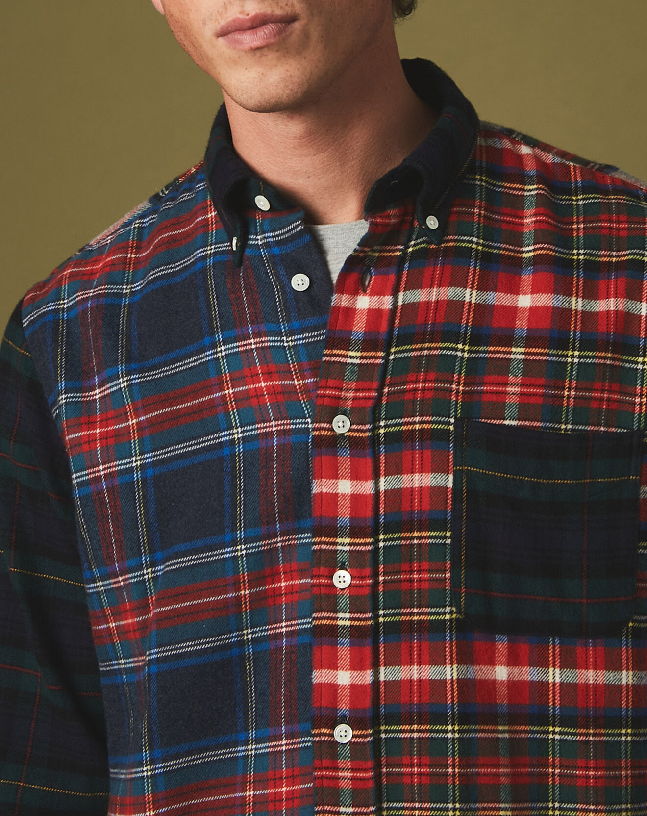 Hartford Chemise regular Pitt Patch à carreaux multicolore