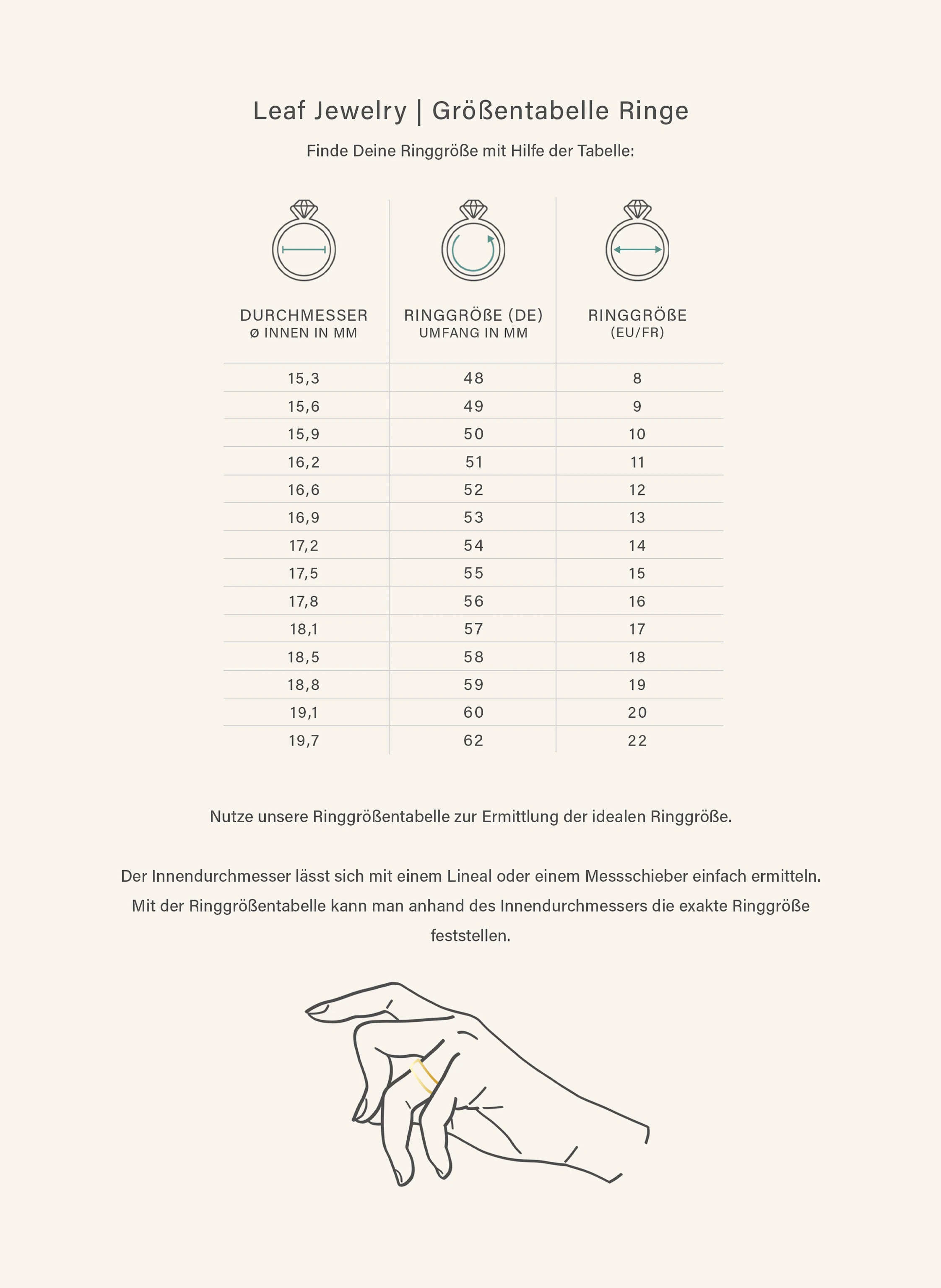 Leaf Ring HERZ aus 18 Karat Gelbgold mit Diamanten