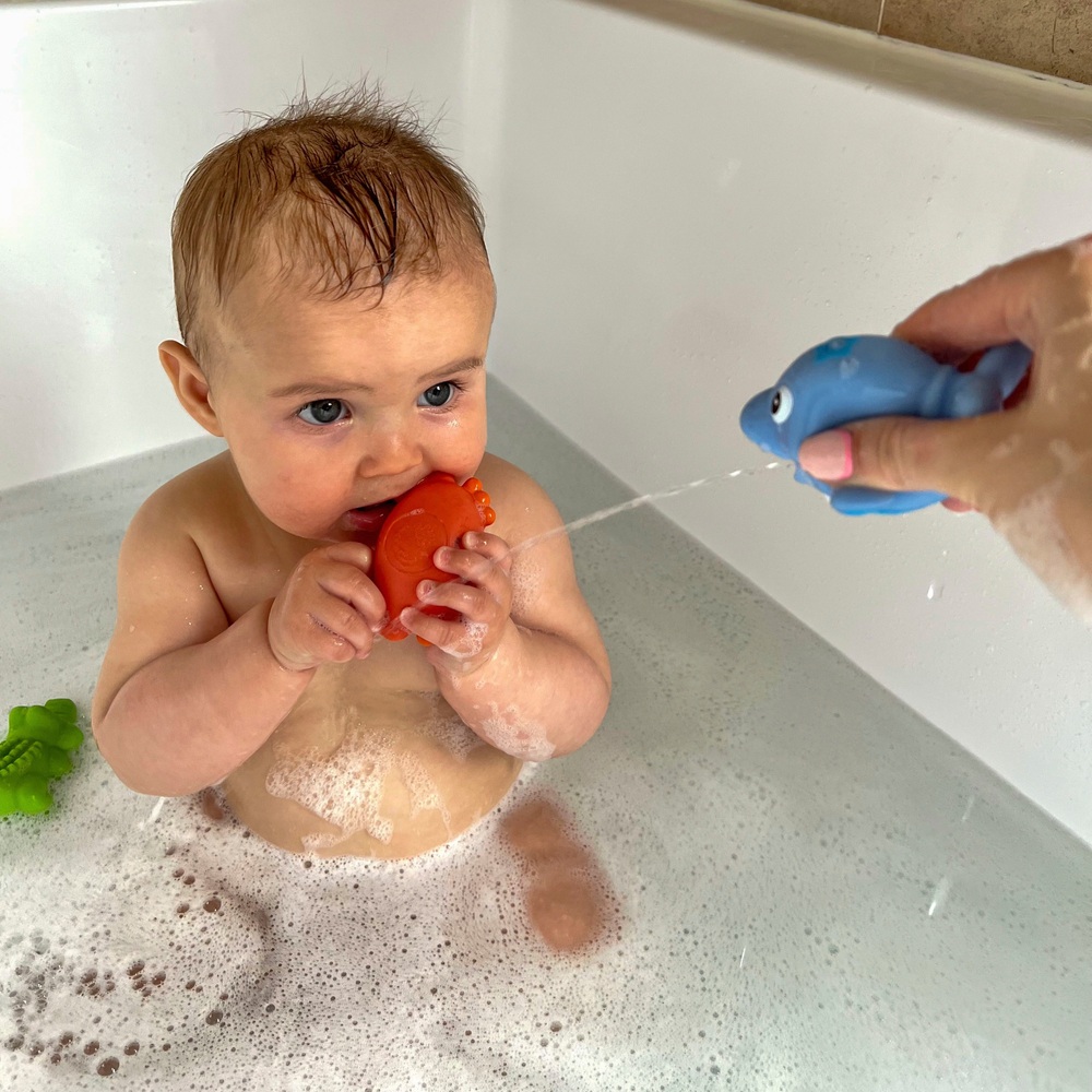 Nuby Wasserspritzer Baby-Badespielzeug 3er-Pack