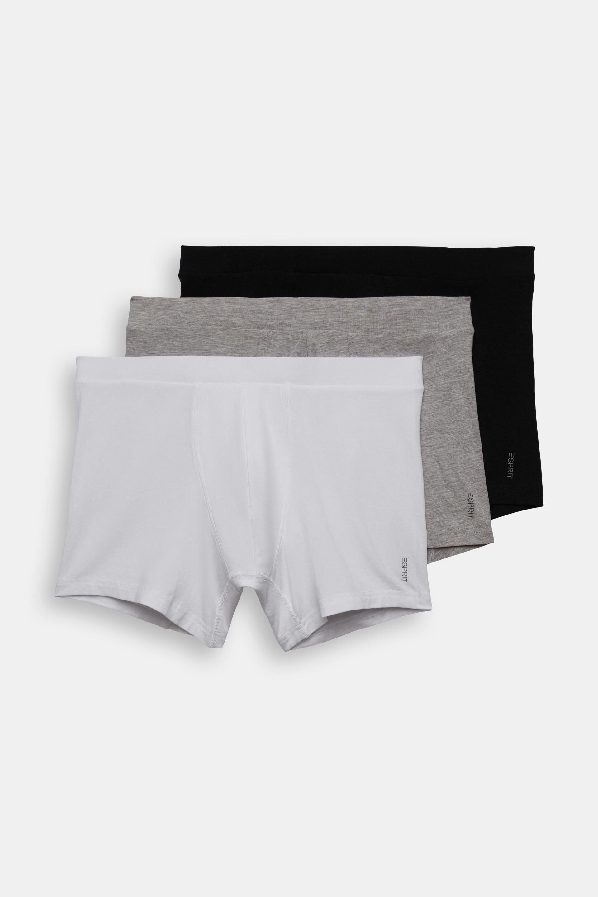 Lot de boxers longs en coton mélangé stretch pour homme