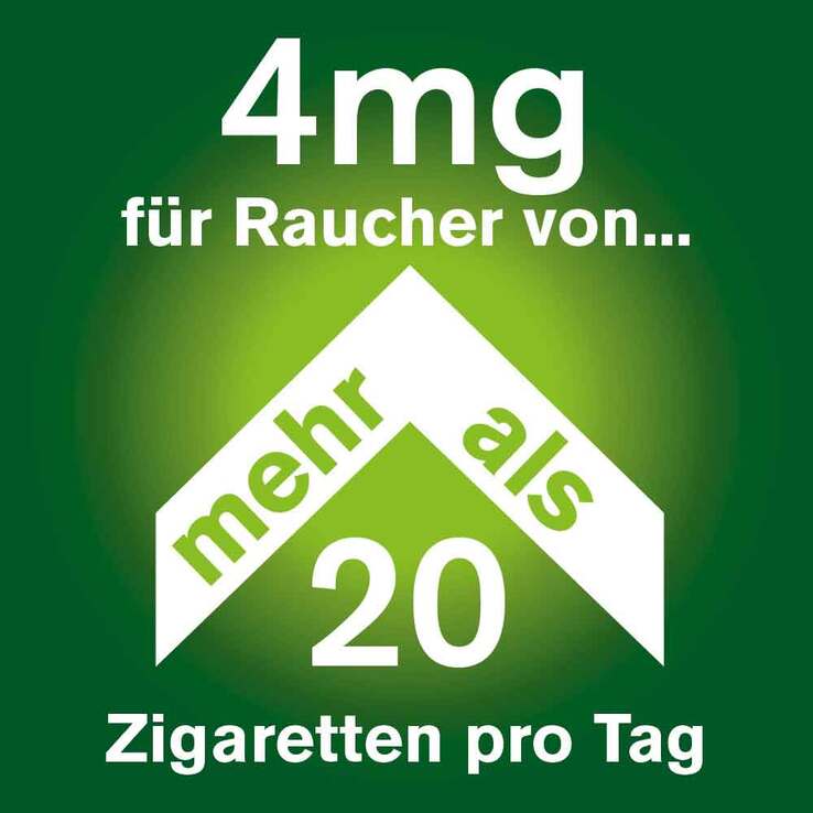 nicorette® Kaugummi freshmint, 4 mg Nikotin, 105 St