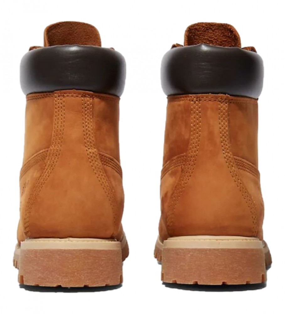 Botas Timberland Premium em couro marrom de 6 polegadas / PrimaLoft