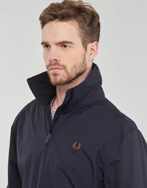 Fred Perry - PATCH POCKET ZIP THROUGH JKT Marino