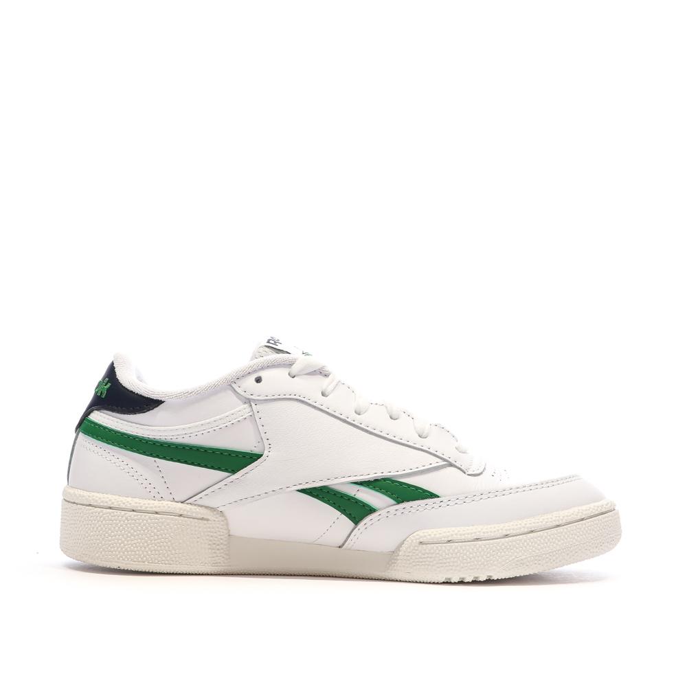 Reebok Baskets Blanches/Vertes Mixte Reebok Club C Revenge