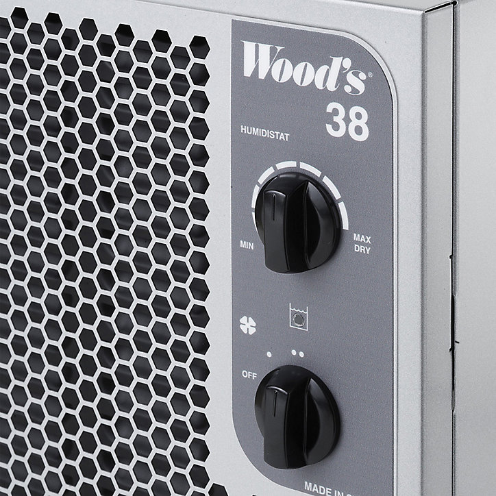 Déshumidificateur Wood's SW38FX 19L/J 140m²