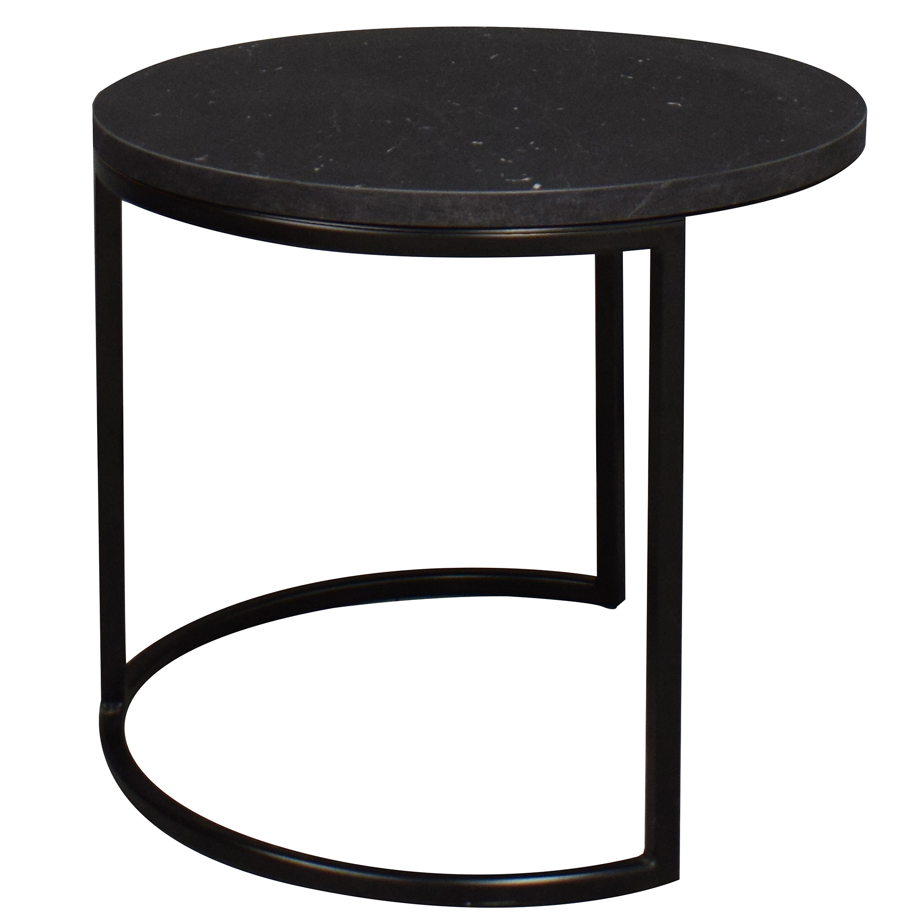 Couchtisch - schwarz - Keramik-Optik
