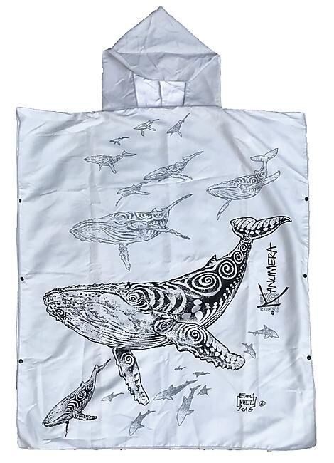 KANUMERA - PONCHO MICROFIBRE ENFANT