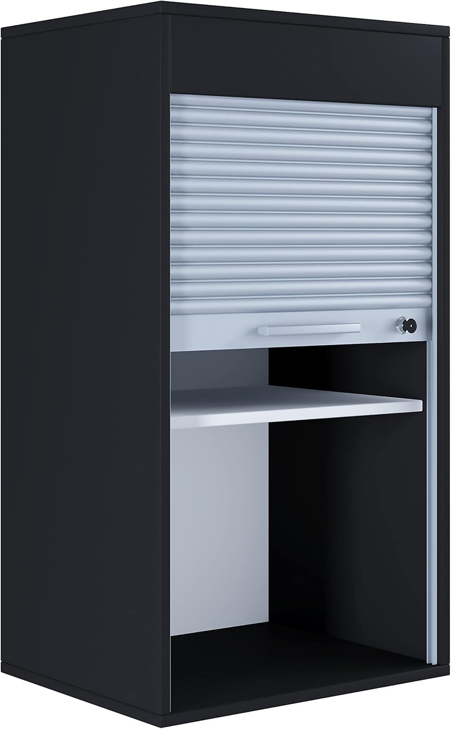 VCM Büroschrank | Aktenschrank mit Rollladen| Maße ca. H. 93 x B. 50 x T. 40 cm – Aktos L