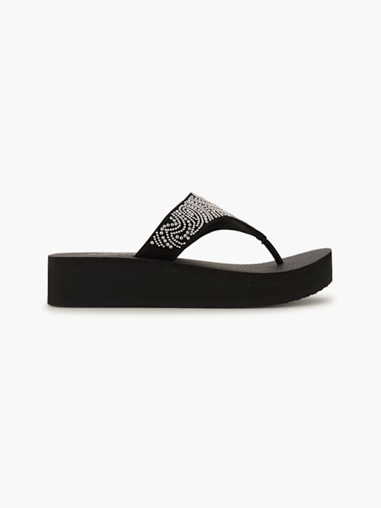 Skechers Pantoletten-Zehentrenner Grau