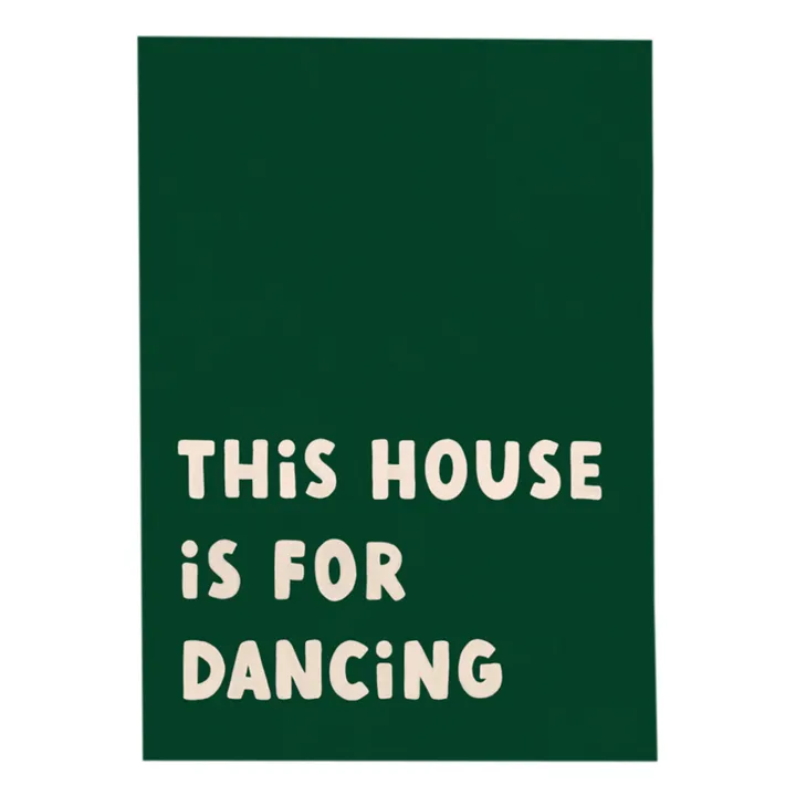 Taxi Brousse Affiche This House | Vert