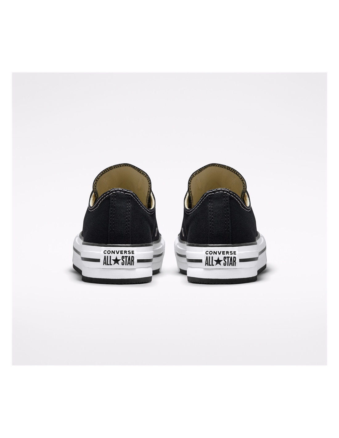 converse sneakers compensées femme eva lift ox femme noir