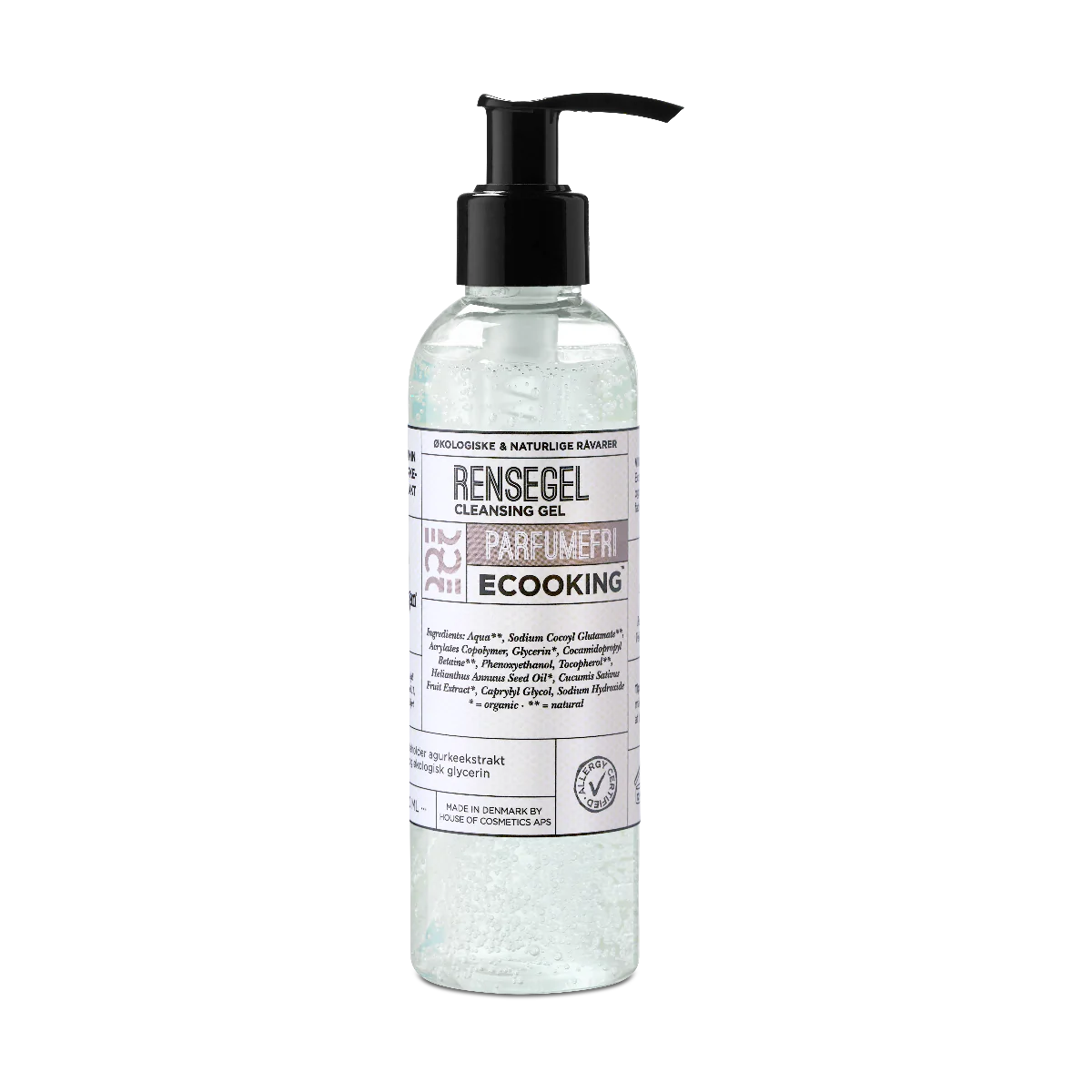 Ecooking  Parfumefri rensegel - 200 ml.