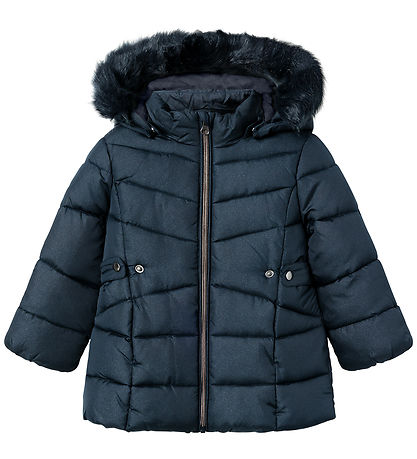 Name It Steppjacke - NmfMerethe - Glitter - Dark Saphir