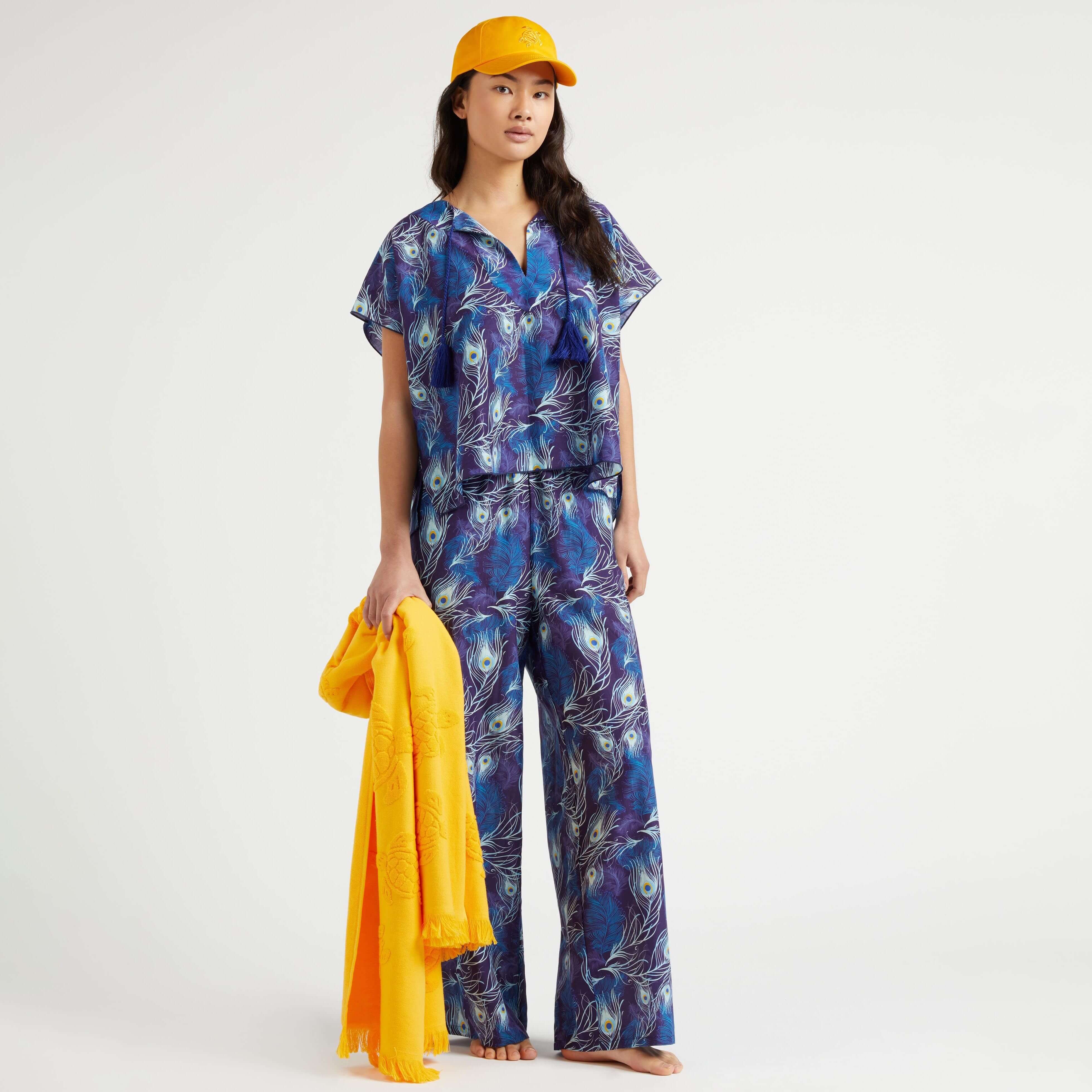 Top en coton et soie femme Eyes of the wind