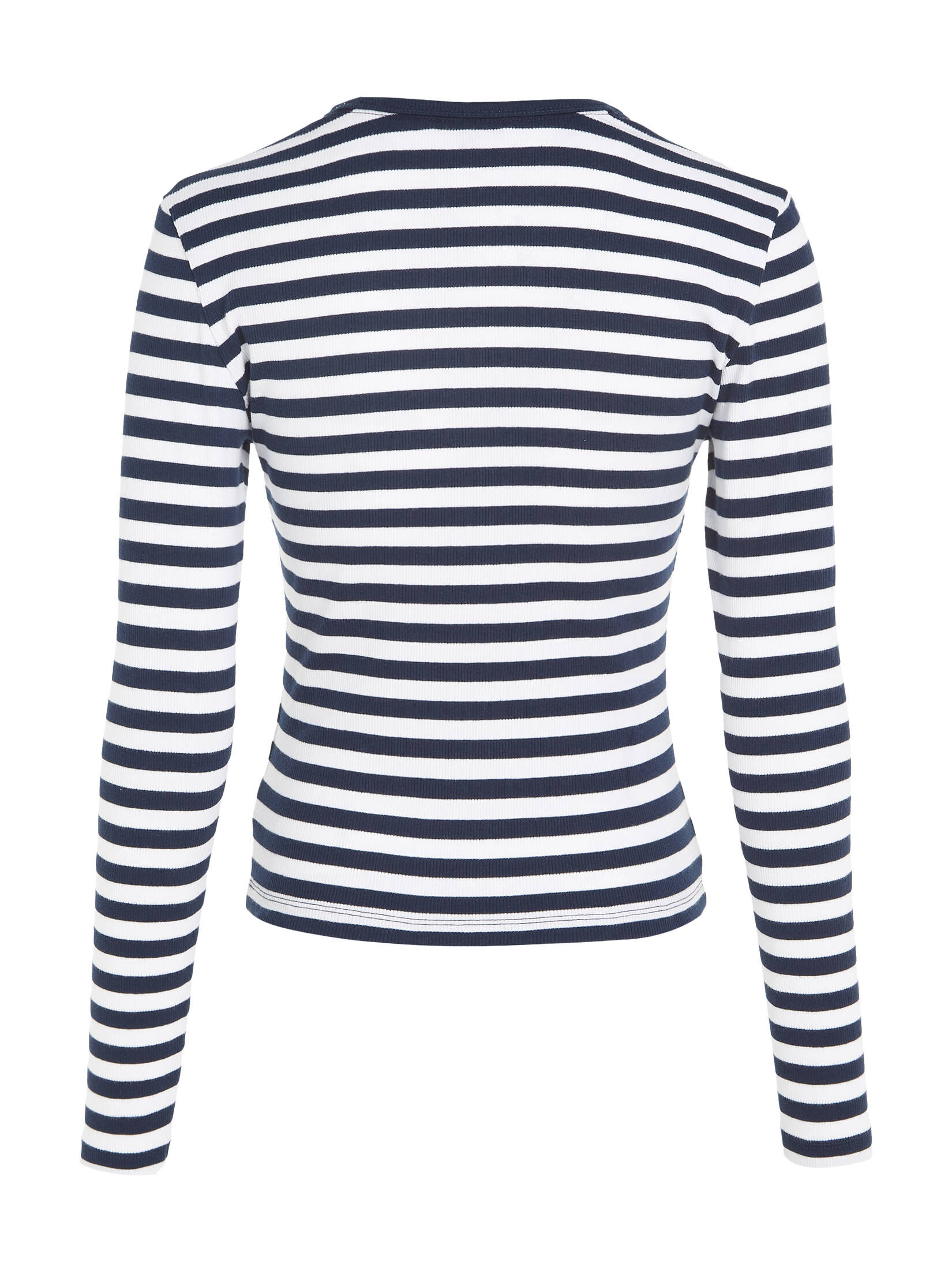 Tommy Jeans| Damen Longsleeve TJW ESSENTIAL RIB STRIPE TOP