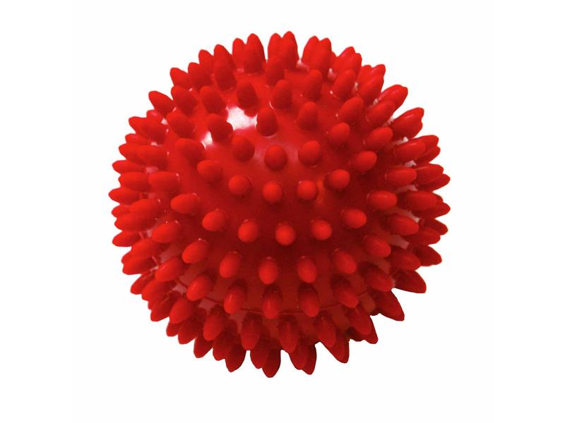 SISSEL Spiky-Ball rot Ø 9 cm, 2 Stück Igelball Massageball